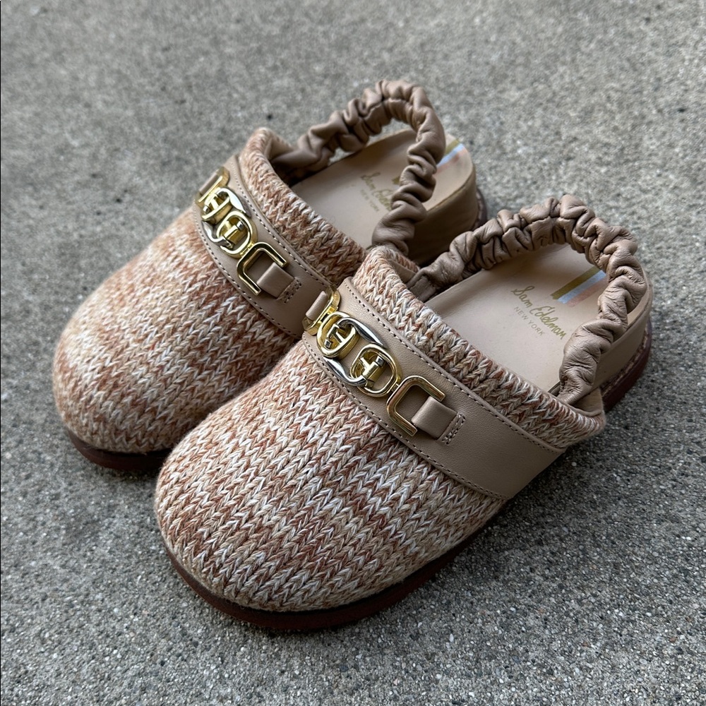 SAM EDELMAN | Kids 11M Juney Leather Tweed Clogs
